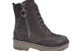 Waldlaufer Waldlaufer Zwarte Nubuck Dames Veterboots H