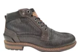 Australian Australian Zwarte Leren Hoge Veterschoenen Heren