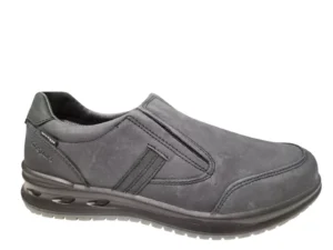 Grisport Grisport Grijze Nubuck Heren Instappers