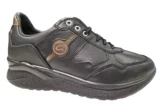 Grisport Grisport Zwarte Leren Dames Sneakers