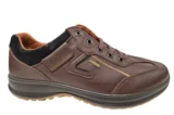 Grisport Grisport Bruine Leren Sneakers Heren