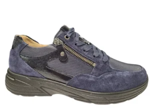 Hartjes Hartjes Blauwe Leren Dames Sneakers K