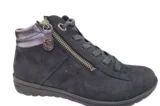 Hartjes Hartjes Blauwe Nubuck Veterschoenen Dames