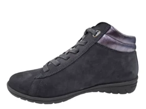 Hartjes Hartjes Blauwe Nubuck Veterschoenen Dames