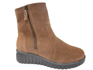 Hartjes Hartjes Suede Bruine Enkellaarzen Dames