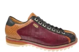 Laura Vita Laura Vita Wijnrode Leren Heren Sneakers