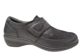 Q Fit Q Fit Berlin Zwarte Leren Klittenand Schoenen Dames
