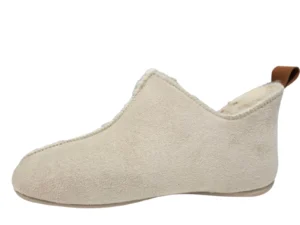 Q Fit Q Fit Madrid Suede Beige Gesloten Dames Pantoffels