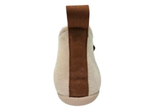 Q Fit Q Fit Madrid Suede Beige Gesloten Dames Pantoffels