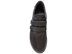 Q Fit Q Fit Nola Zwarte Leren Bandschoenen Dames