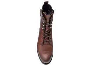 Remonte Remonte Bruine Leren Veterboots Dames