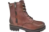 Remonte Remonte Bruine Leren Veterboots Dames