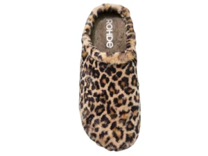 Rohde Rohde Beige Panterprint Open Dames Pantoffels