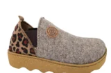 Rohde Rohde Beige Gesloten Dames Pantoffels Panterprint