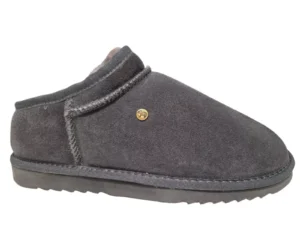 Warmbat Warmbat Conner Men Suede Charcoal gesloten Pantoffels