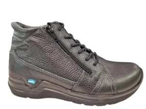 Wolky Wolky Zwarte Leren Veterschoenen Dames