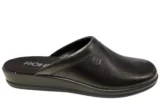 Rohde Rohde 1550 90 Zwarte Leren Heren Pantoffels